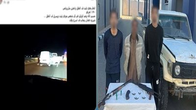 الأمن يضبط مرتكبي واقعة سرقة ميكروباص بالإكراه في مطروح