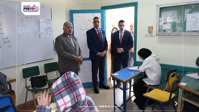 محافظ الفيوم يتفقد عدداً من لجان امتحانات الشهادة الإعدادية
