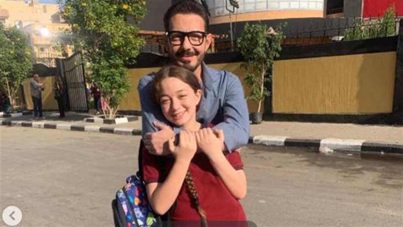 أحمد زاهر وابنته
