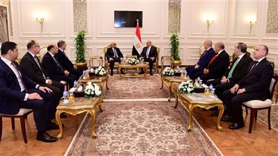 رئيس مجلس النواب يستقبل وزير العدل للتهنئة بمنصبه الجديد