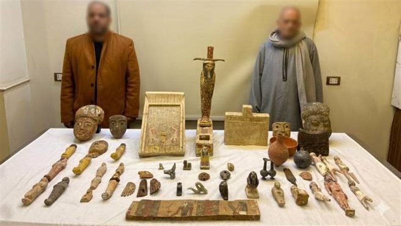 سقوط تاجري آثار بالمنيا