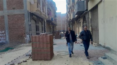 بتكلفة 9 ملايين جنيه.. الانتهاء من تركيب بلاط الإنترلوك بمنيا القمح