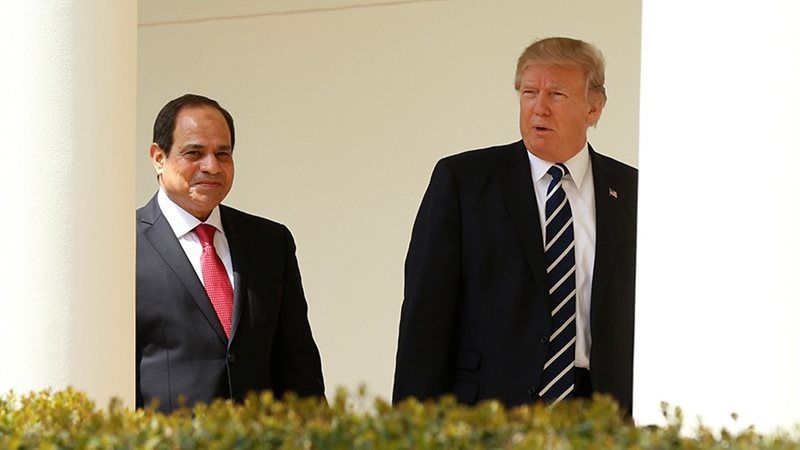 الرئيس السيسي وترامب