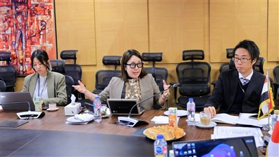 نائبة وزيرة التضامن الاجتماعي تلتقي فريق هيئة التعاون الدولي اليابانية 