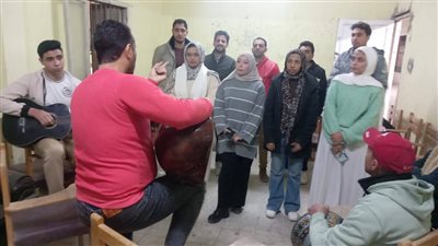 الشباب والرياضة بالسويس تواصل تدريبات الموسيقى والكورال ضمن مشروع دروب الفنون