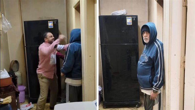 تعدي شاب على رجل