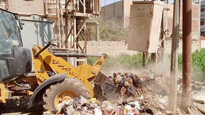 بسيون تطلق حملة ضخمة لرفع 200 طن مخلفات وتحويل المدينة لبيئة صحية وآمنة