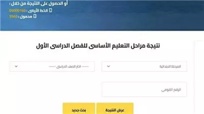 بوابة التعليم الأساسي.. رابط مباشرة لنتيجة سنوات النقل 2026 بالرقم القومي «استعلم الآن»