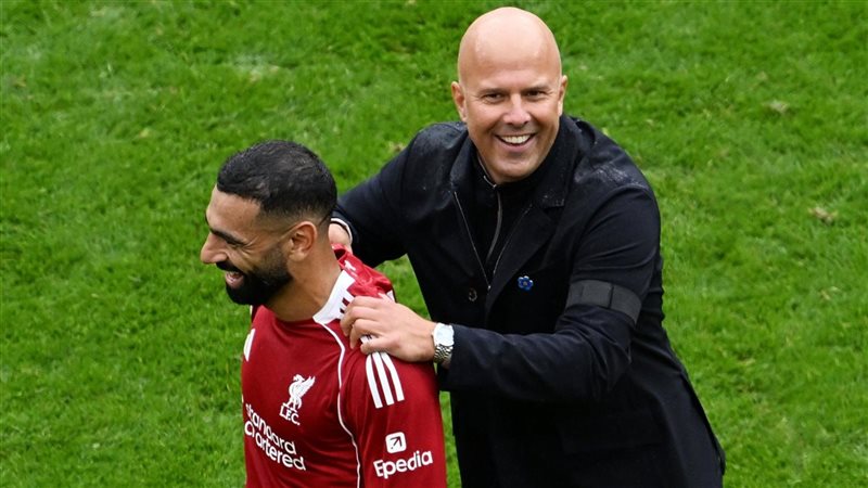 محمد صلاح وآرني سلوت