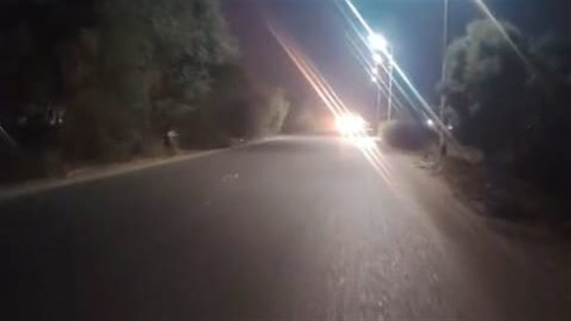 إنارة طريق كمين دندرة