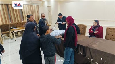 حفل توزيع منح مالية لـ 201 أسرة ضمن الأولي بالرعاية بقري الفيوم