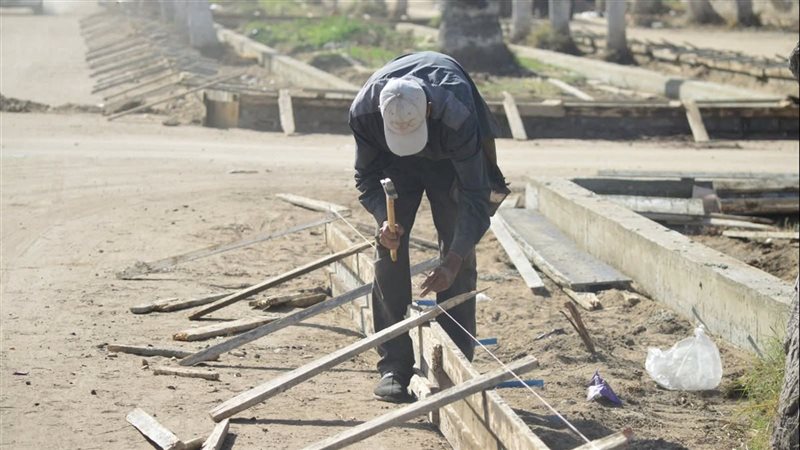 جانب من أعمال التطوير
