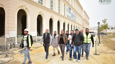 العلمين الجديدة: جولة تفقدية لمشروعات استراتيجية لتعزيز البنية التحتية