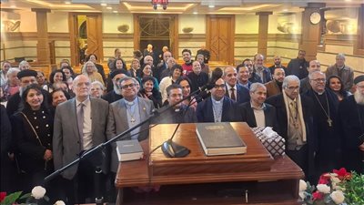 الكنيسة الإنجيلية بشبرا تجمع الكنائس في اليوم الرابع من أسبوع الوحدة