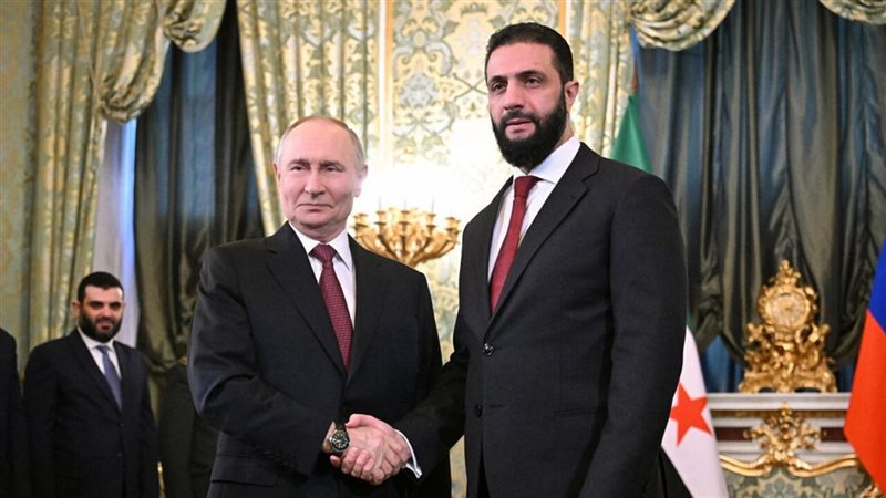 أحمد الشرع وبوتين