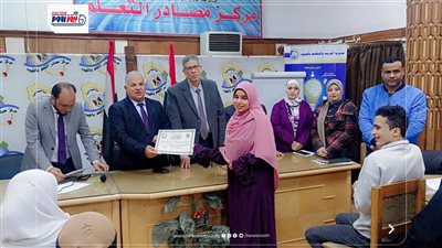 قبيصي يشهد إعلان نتيجة مسابقة أوائل الطلبة للثانوية العامة بالفيوم