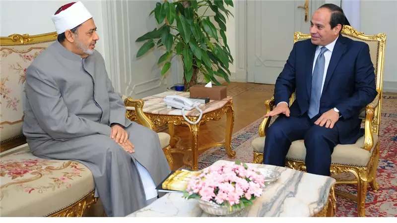 الرئيس السيسي وشيخ