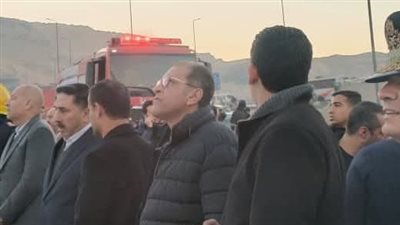 طائرة درون وسلم هيدروليكي.. محافظ القاهرة يتابع عملية إطفاء حريق الزرايب 