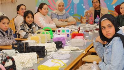 وزير الشباب والرياضة ومحافظ دمياط يشهدان فعاليات معرض منتجات شعبة التوجيه