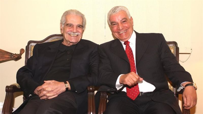 زاهي حواس وعمر الشريف