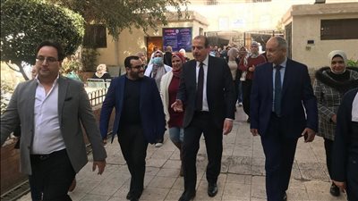 لانتظام عيادات التأمين الصحي.. نائب وزير الصحة يتفقد مستشفى التحرير بالجيزة 