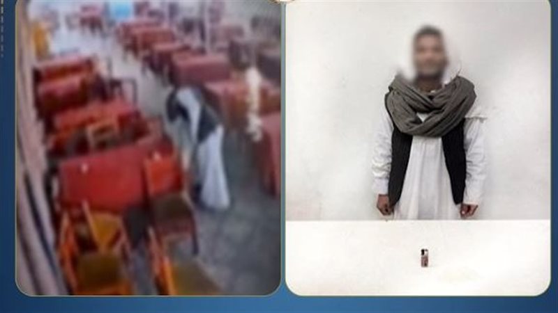 ضبط المتهم بإشعال
