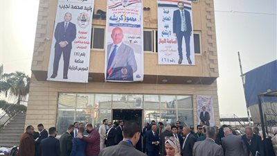 إقبال  علي التصويت في انتخابات نقابة المحامين الفرعية بالسويس 
