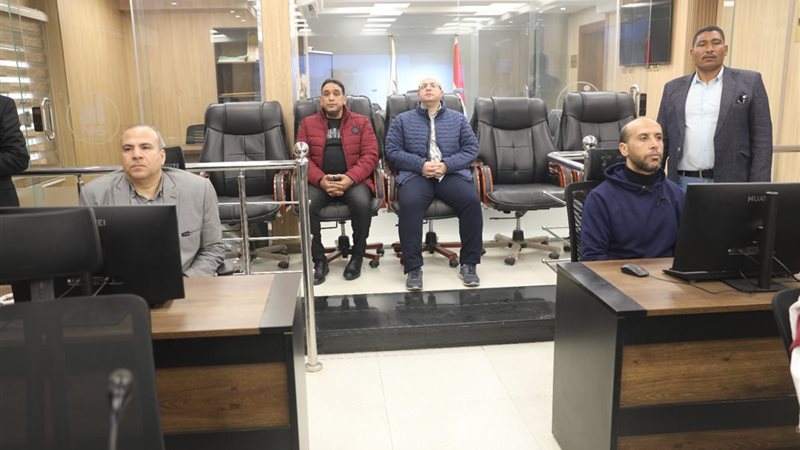 محافظ بنى سويف خلال