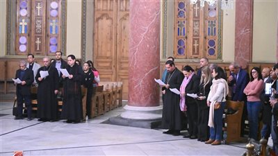 ختام أسبوع الصلاة من أجل وحدة المسيحيين في دير مار جرجس بمصر القديمة 