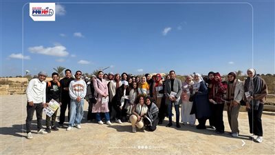 رحلة طلابية من كلية الإعلام بجامعة الأهرام الكندية إلى معالم الفيوم السياحية 