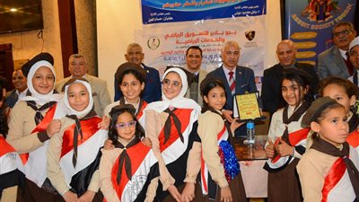 جامعة أسيوط تشارك في تكريم الأبطال الرياضيين بمحافظة أسيوط