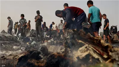 استشهاد 11 مدنيًا بينهم 9 أطفال في قصف إسرائيلي على حي التفاح (فيديو)