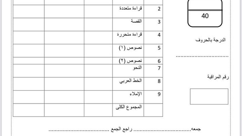 جانب من النماذج