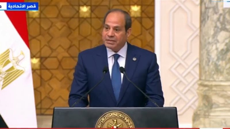 الرئيس السيسي خلال
