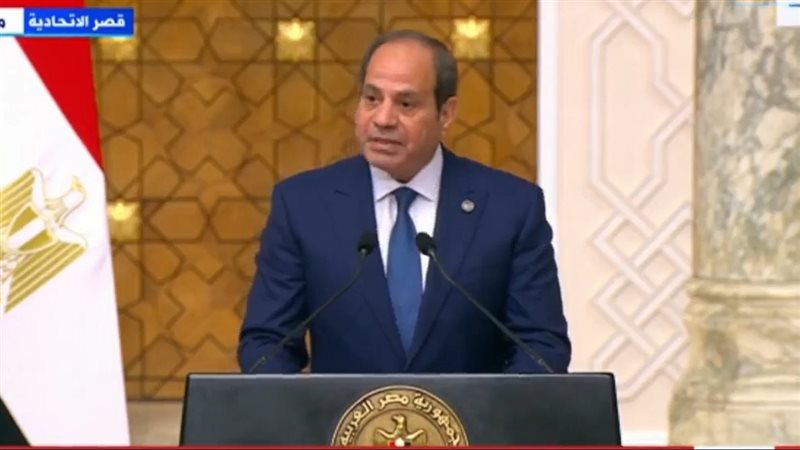 الرئيس السيسي خلال