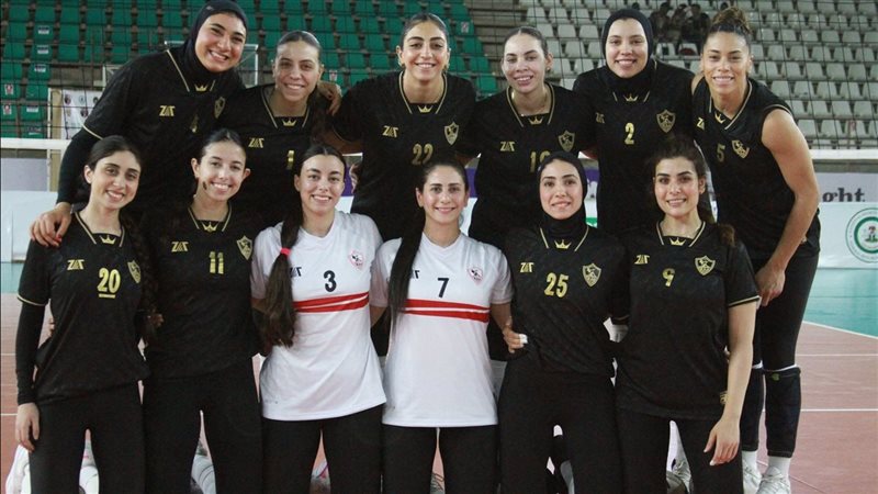 سيدات طائرة الزمالك