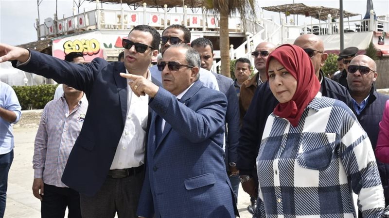 محافظ بورسعيد يتفقد