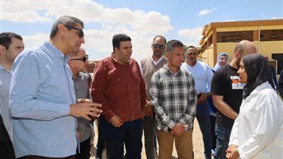 محافظ السويس يوجه بسرعة الانتهاء من أعمال تطوير المجزر الآلي بالألبان |صور