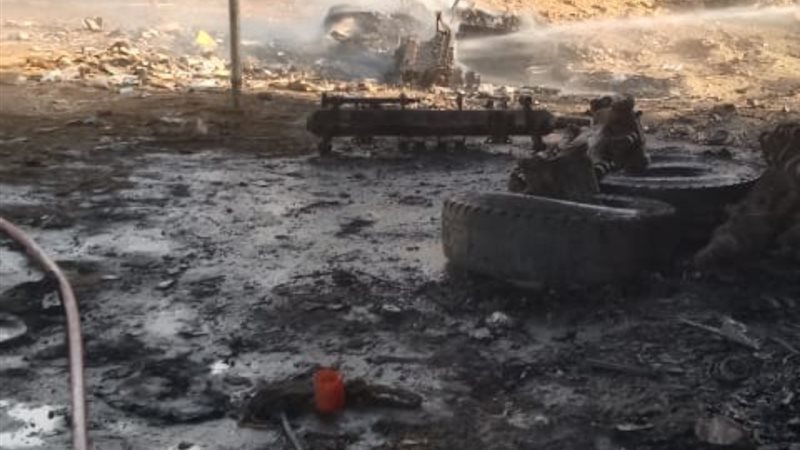 اخماد حريق_ارشفية
