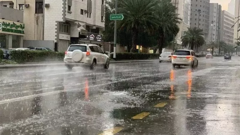 أمطار رعدية