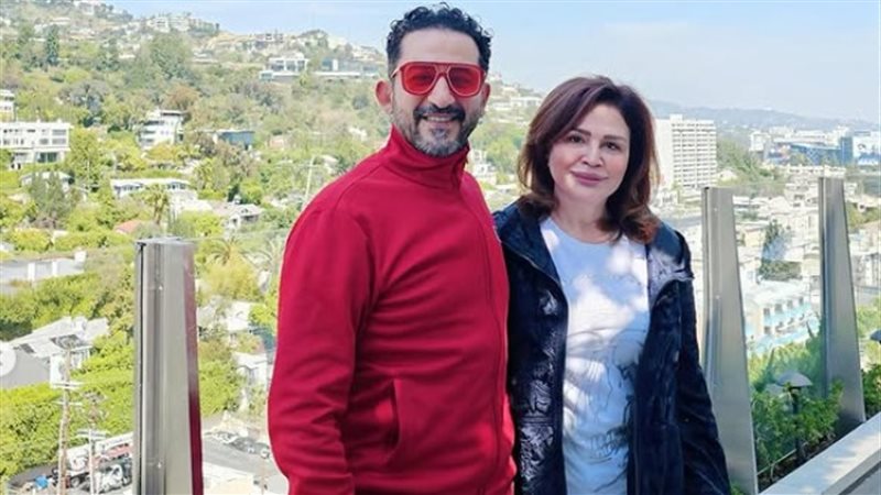 الهام شاهين و احمد