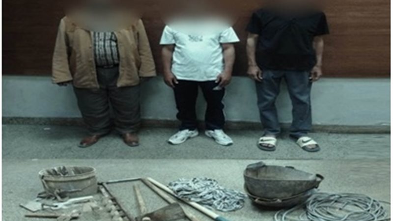 المتهمين والمضبوظات