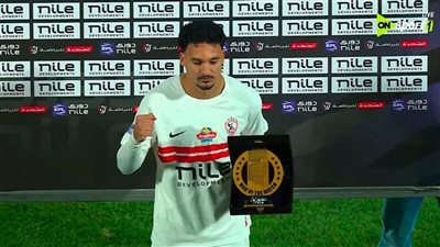 أحمد شريف رجل مباراة الزمالك وكهرباء الإسماعيلية بعد خماسية الدوري