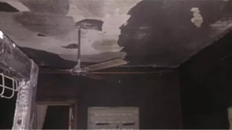حريق شقة بأوسيم 