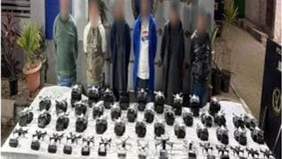 سقوط إمبراطورية طائرات الدرون.. ضبط 47 طائرة غير مرخصة بحوزة 6 أشخاص بالقاهرة