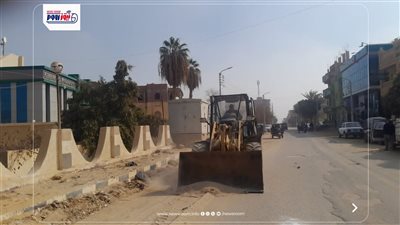 حملات مكثفة للنظافة ورفع الإشغالات وتحسين المظهر الحضاري بمركز يوسف الصديق