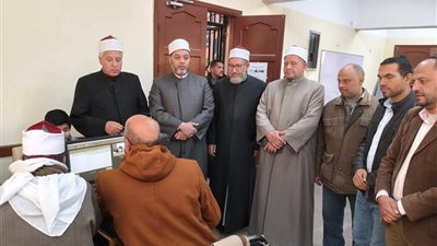 جولة ميدانية لوفد قطاع المعاهد الأزهرية لمتابعة اختبارات مسابقة الأزهر