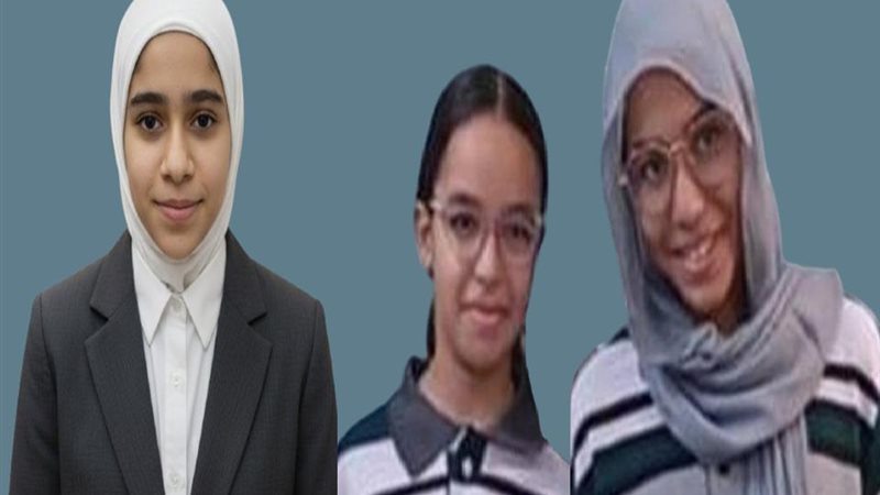 طالبات بنى سويف الفائزات