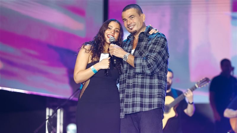 عمرو دياب وإبنته