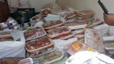 ضبط 124 كيلو لحوم ودواجن فاسدة قبل بيعها في الاسواق بالغربية